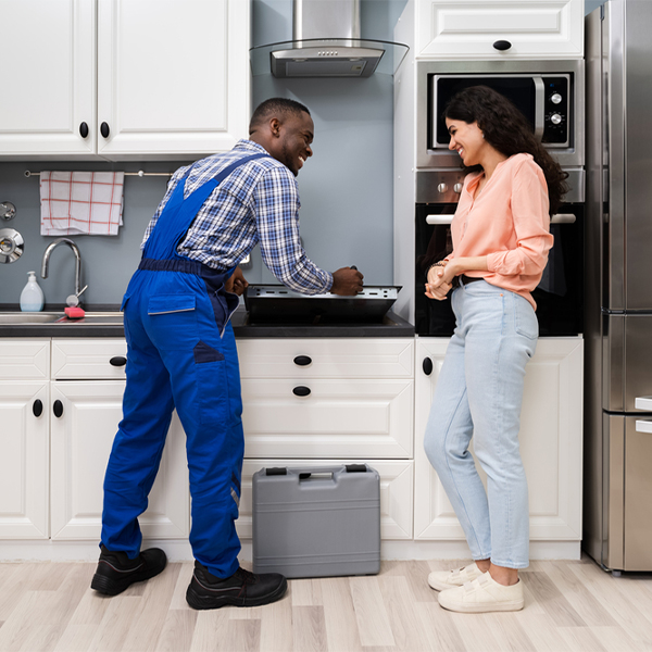 how long does it typically take to complete cooktop repair services in Hebron